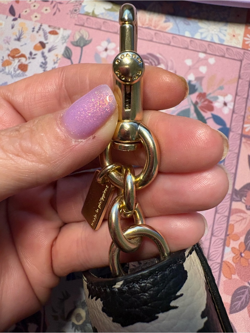 Coach Leopard Print bag charm - Picture 8 of 10